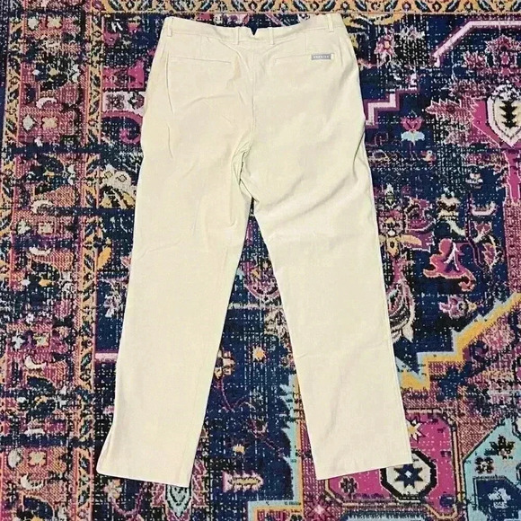 Dunning Performance Pants Mens 34x30 Beige Spandex Stretch Golf - Picture 2 of 2